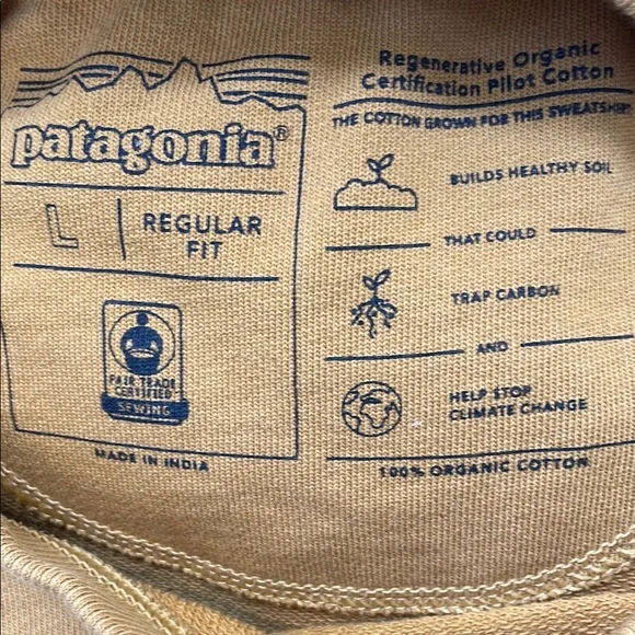 Patagonia Women’s Mustard Sweater - Picture 3 of 5